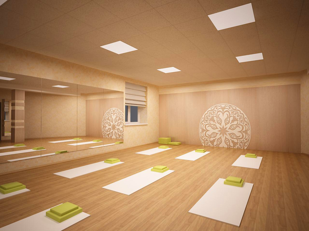 Комната для йоги дизайн